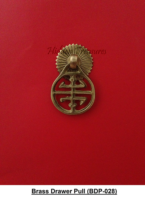 28 Brass round longevity design drawer pull
