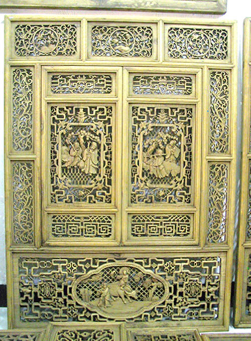 06 Custom make carved wood panel