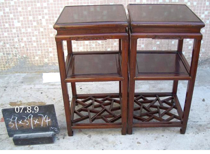 04 Antique square design 3-tier Stand