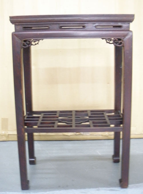 05 Antique rectangular 2-tier Stand